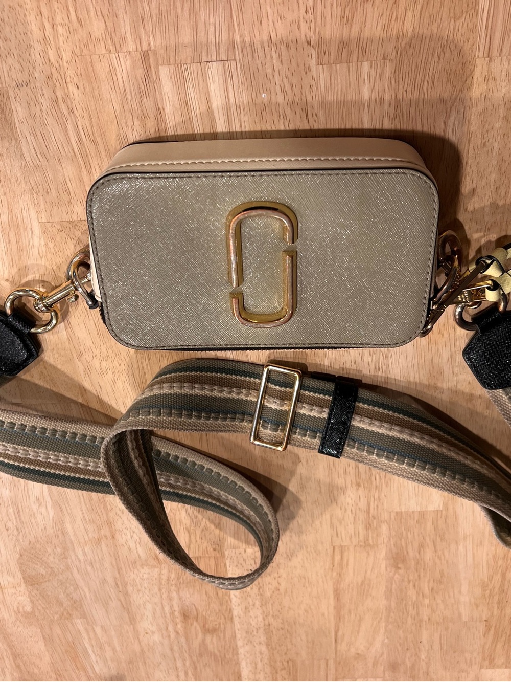 Marc Jacobs snapshot Bag with Striped Strap